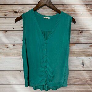 Pleione Teal Blouse Size Medium